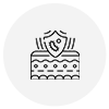 Antimicrobial exterior coating icon